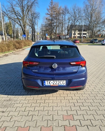 Opel Astra cena 34900 przebieg: 123000, rok produkcji 2017 z Kielce małe 92